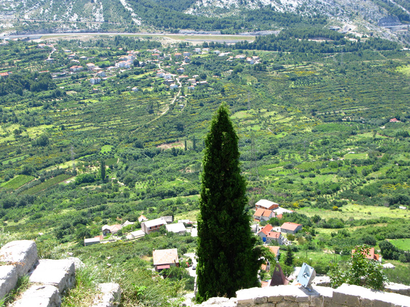 Хорватия, панорамы с крепости Клис