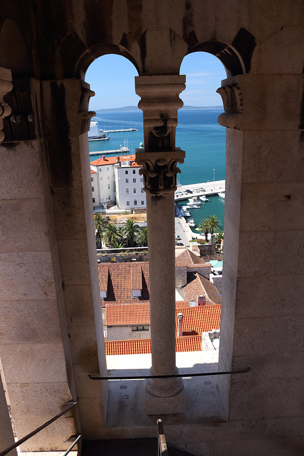 Сплит, вид с колокольни собора св. Домния