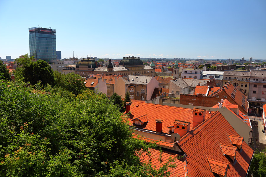Вид на Загреб