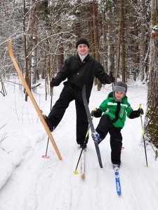 Как научить кататься ребенка на лыжах?